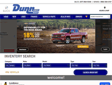 Tablet Screenshot of dunnchevy.com
